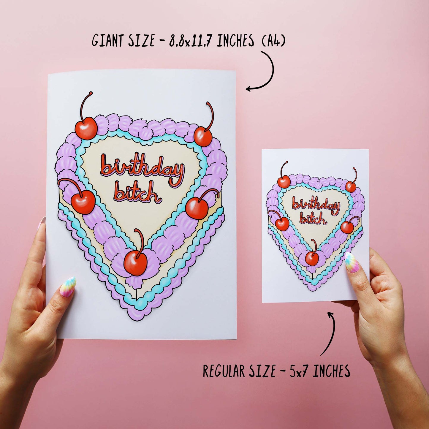 Birthday Cake - Funny Rude Birthday Card
