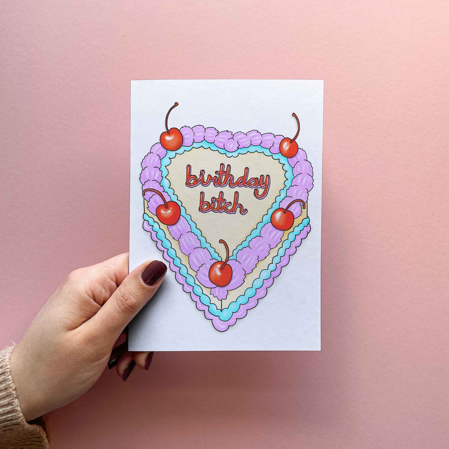 Birthday Cake - Funny Rude Birthday Card