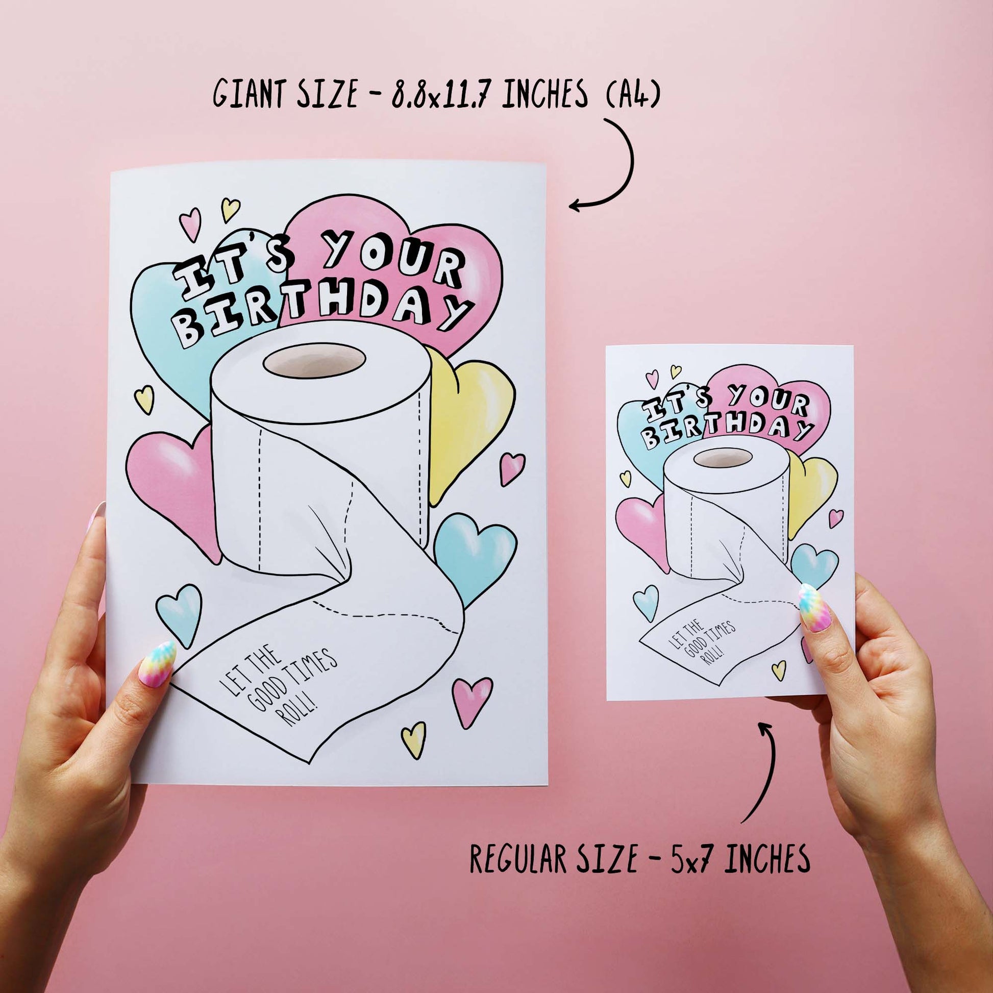 Let The Good Times Roll - Funny Birthday Wishes Card