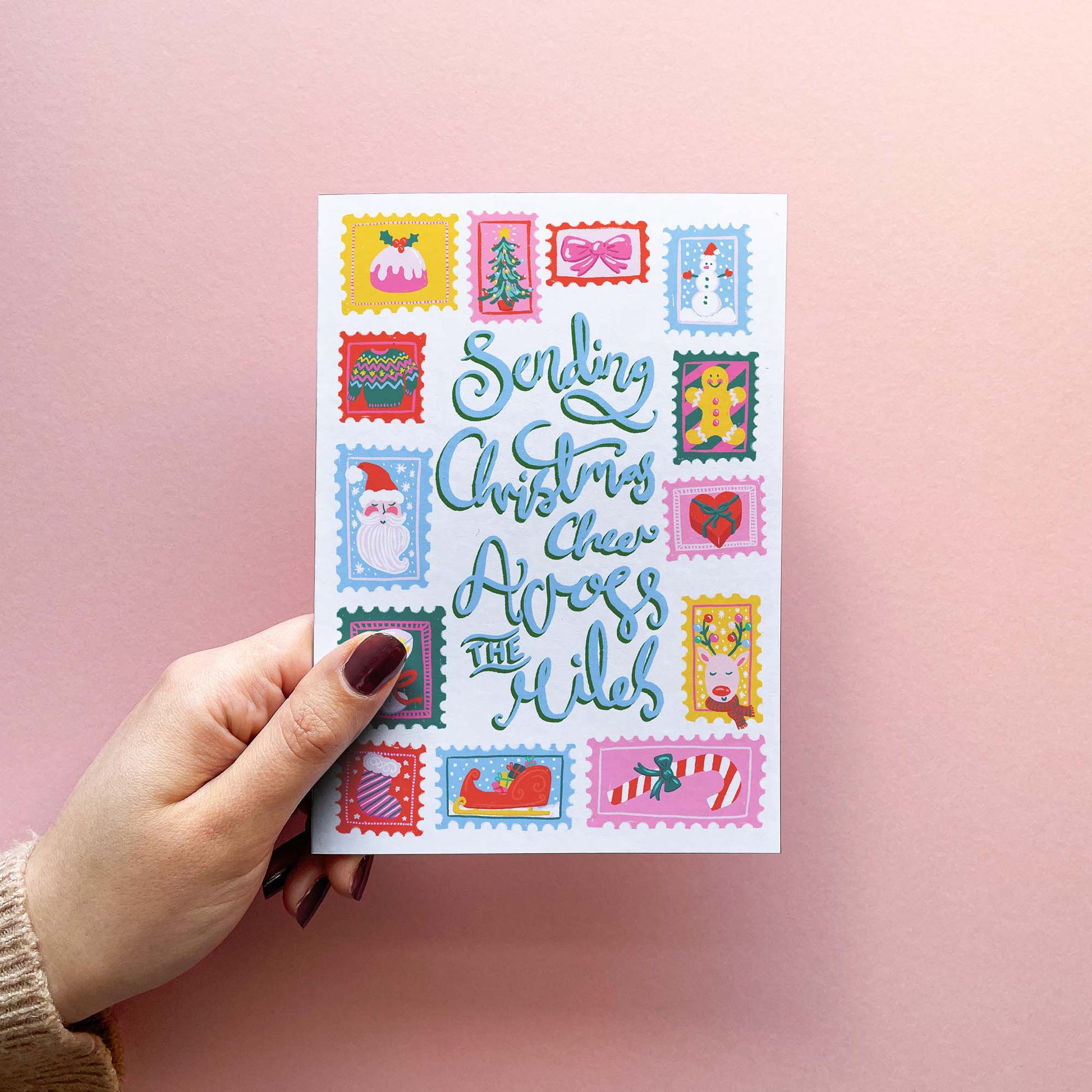 Across The Miles - Illustrated Christmas Card