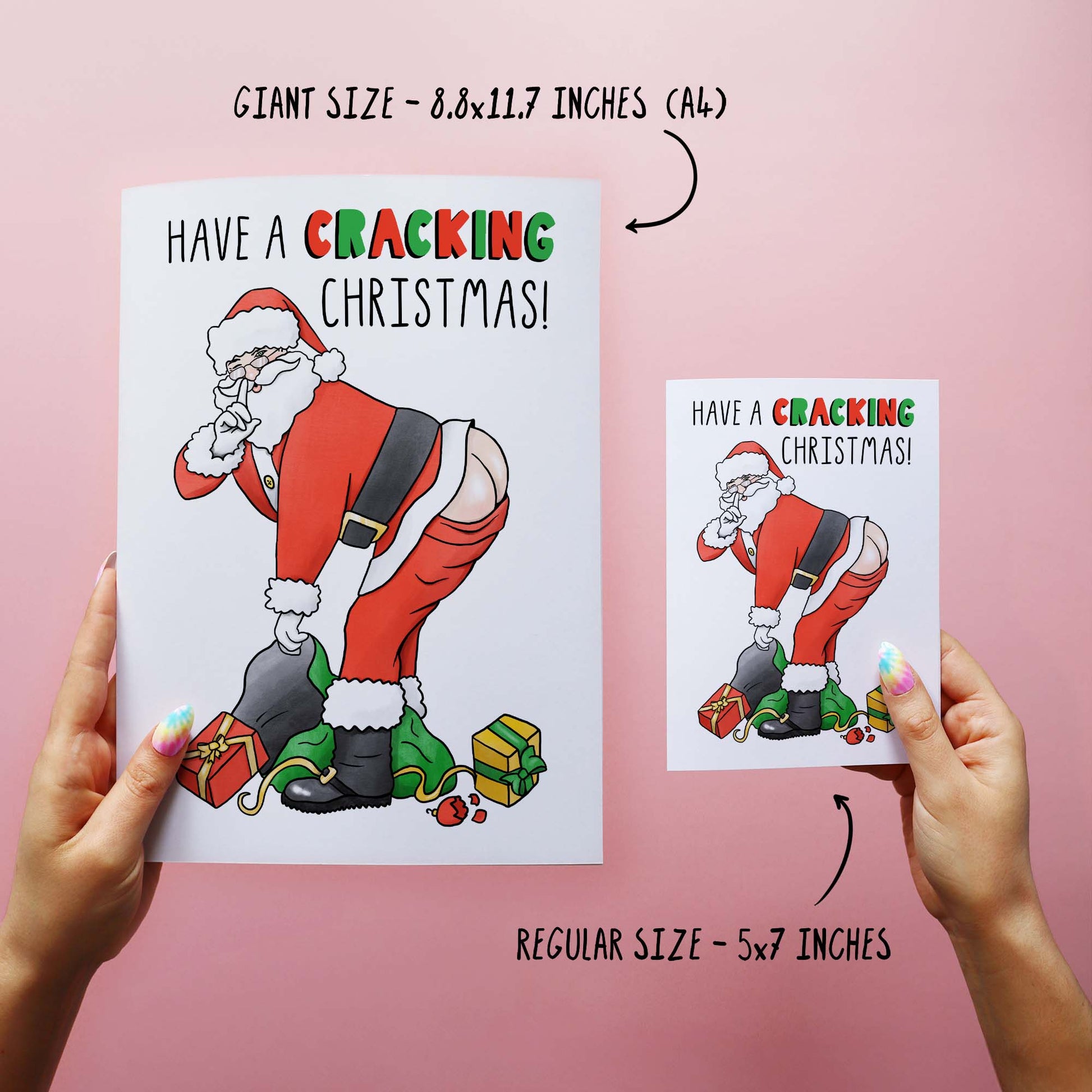 Cracking - Funny Merry Christmas Card