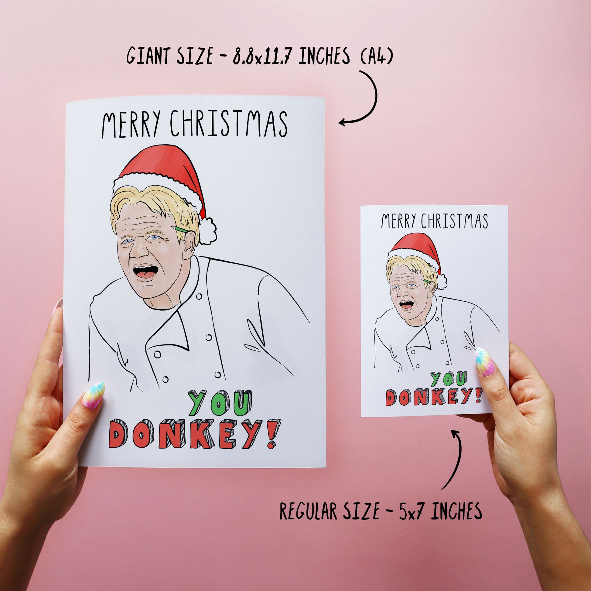 You Donkey - Funny Christmas Card