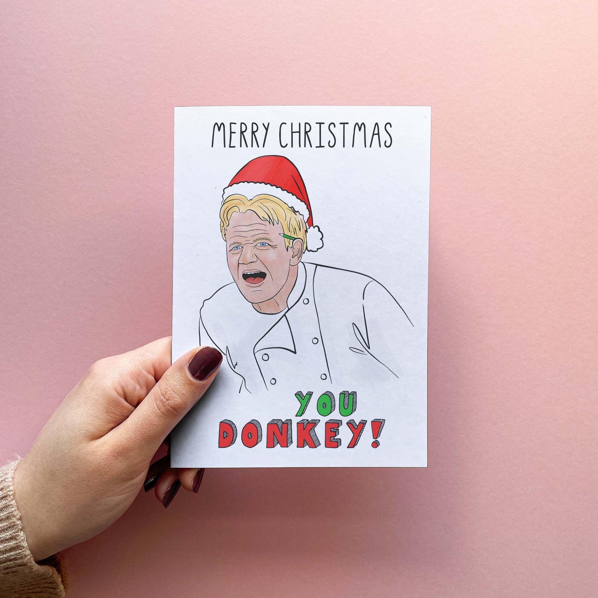 You Donkey - Funny Christmas Card