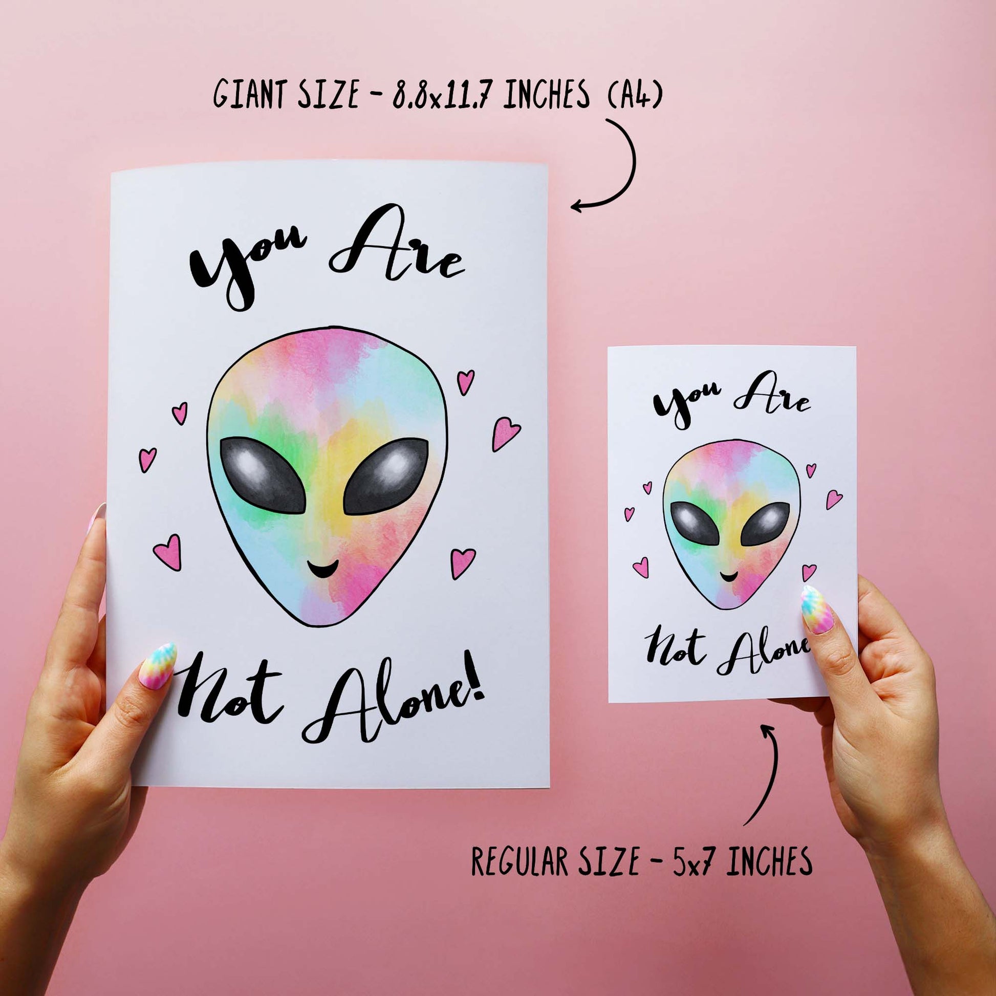You're Not Alone - Cut Just To Say Card