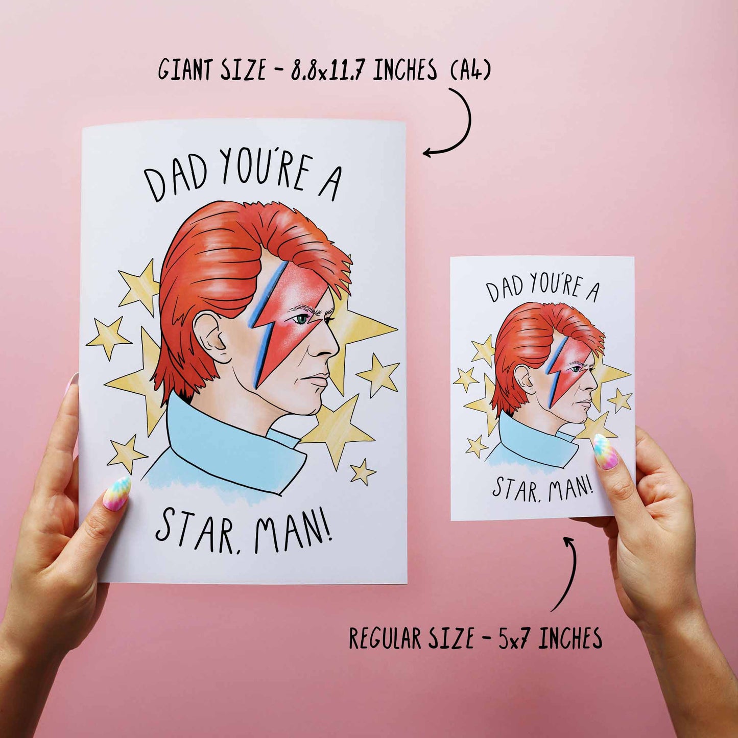 Star Man - Funny Father's Day Card