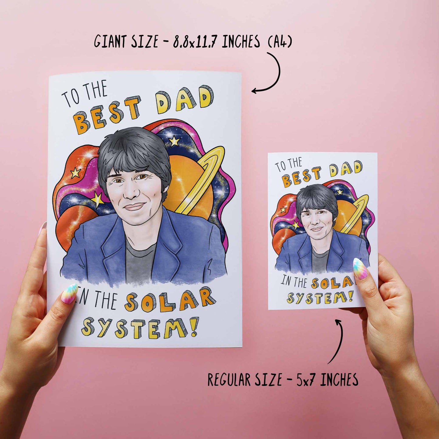 Solar System - Funny Father's Day Card