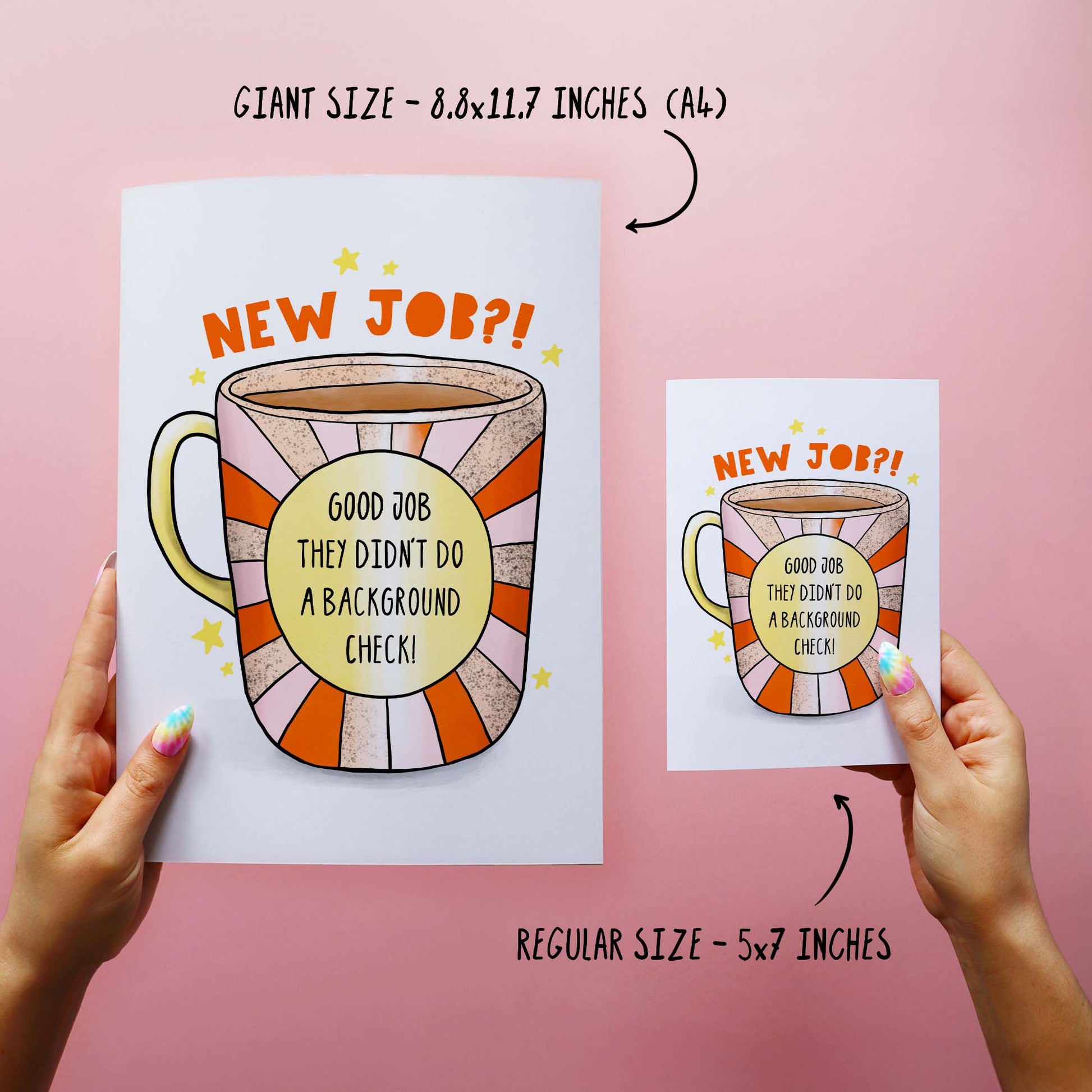 Background Check - Funny New Job Card