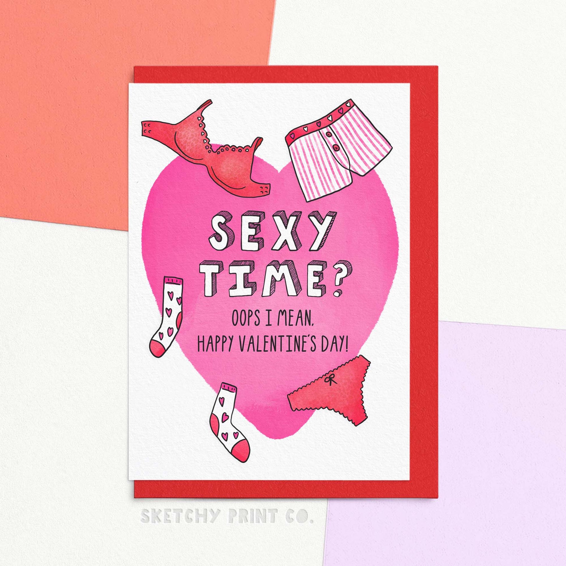 Sexy Time - Rude Valentine's Card