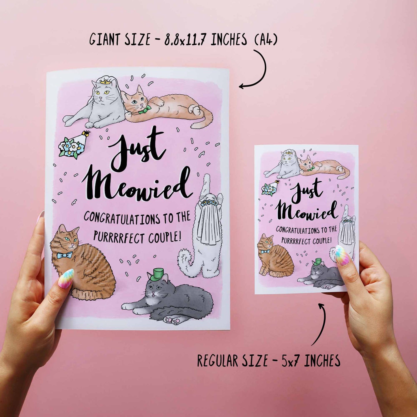 Meowied - Wedding Day Card