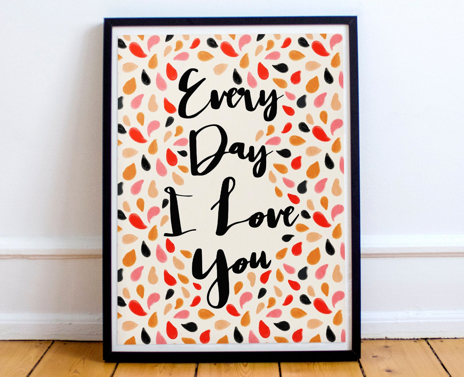 Art Print I Love You Gift Gallery Wall Decor Wall Art Affordable Art