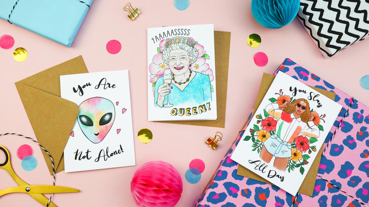 Funny Friendship Cards Boyfriend Girlfriend Pop Culture Sketchy Print Co Unique Gifts Eco Friendly