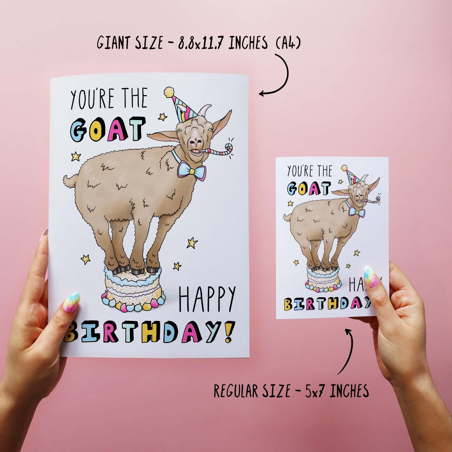 You're The Goat! - Happy Birthday Card
