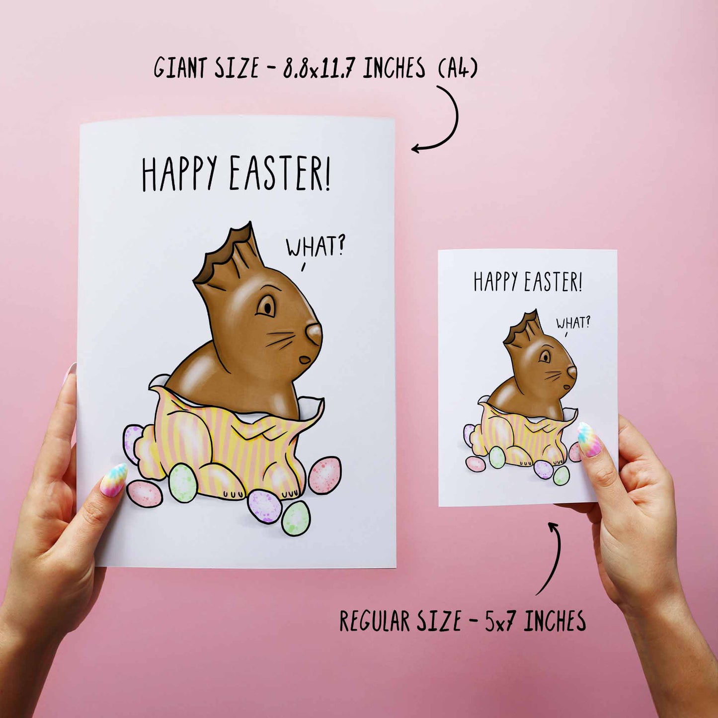 What?! - Funny Easter Bunny Card