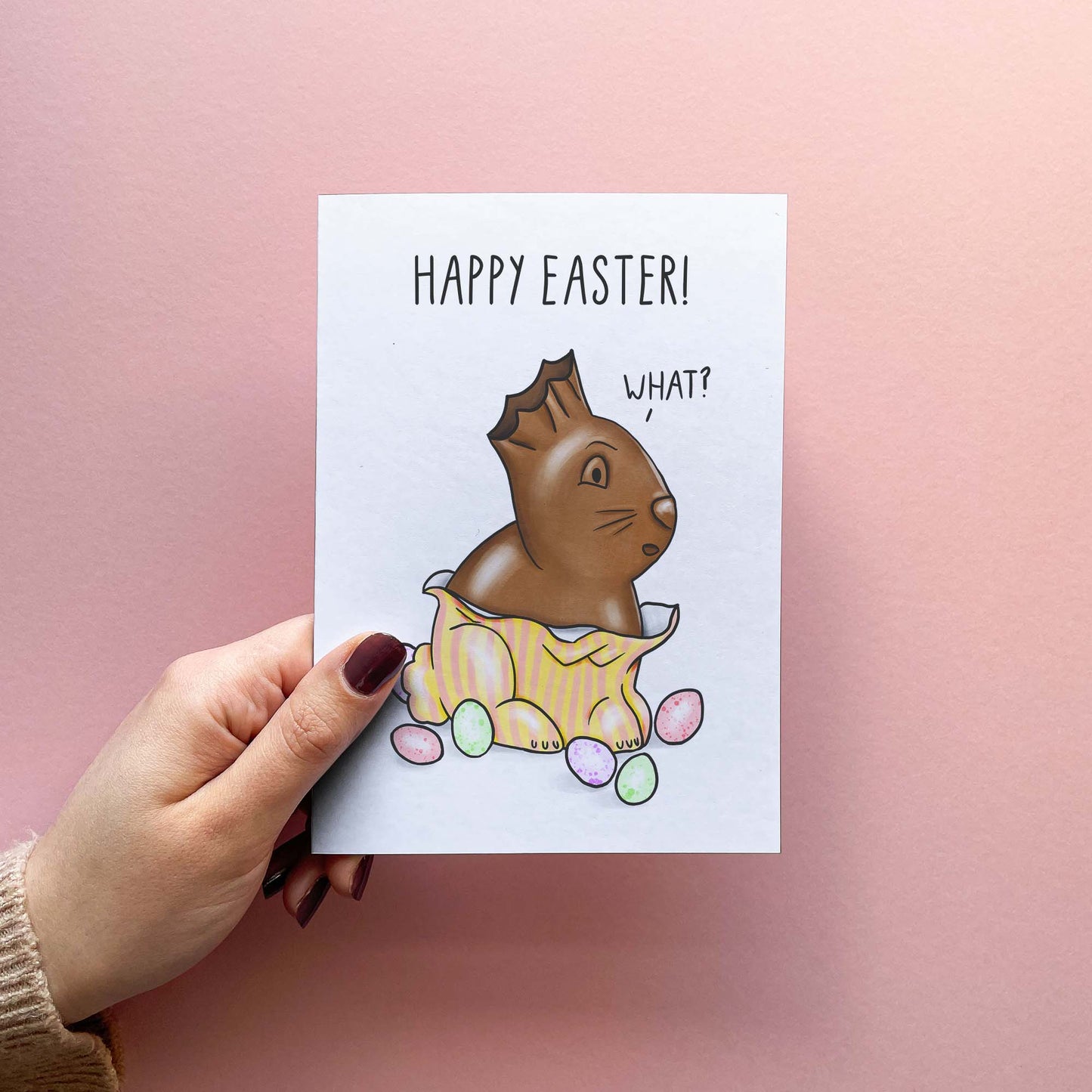 What?! - Funny Easter Bunny Card