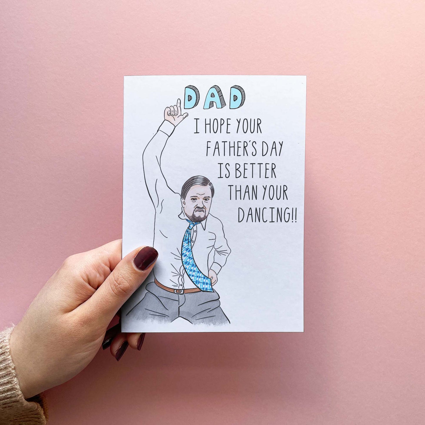 Dad Dancing - Funny Father's Day Card