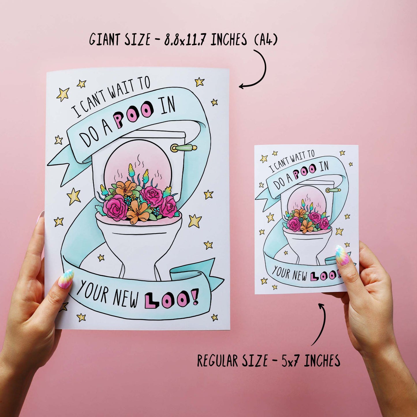 Poo In Your New Loo - Funny New Home Card
