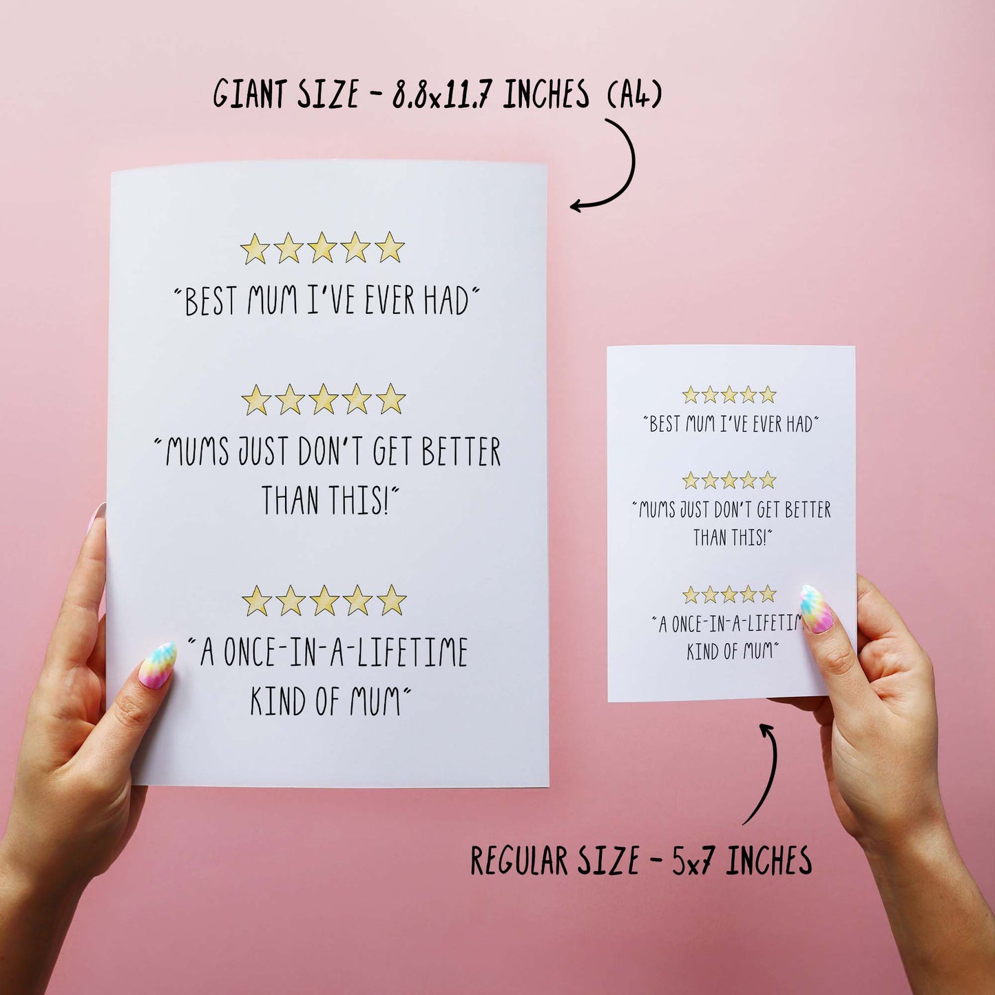 5 Star Mum - Happy Mother's Day Card