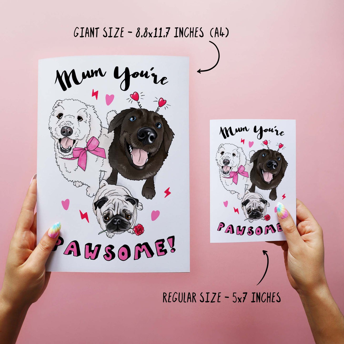 Pawsome - Cute Mother's Day Card