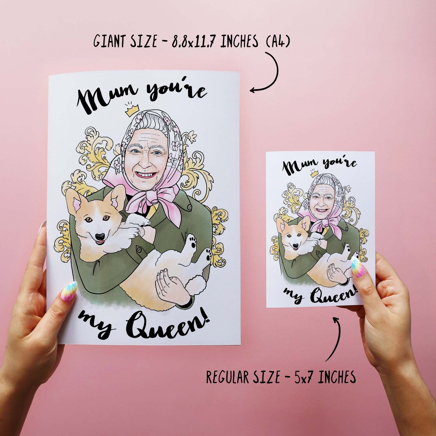 My Queen - Cute Mother's Day Card