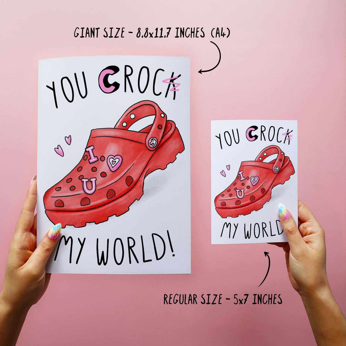 You Crock My World - Funny Valentine Card