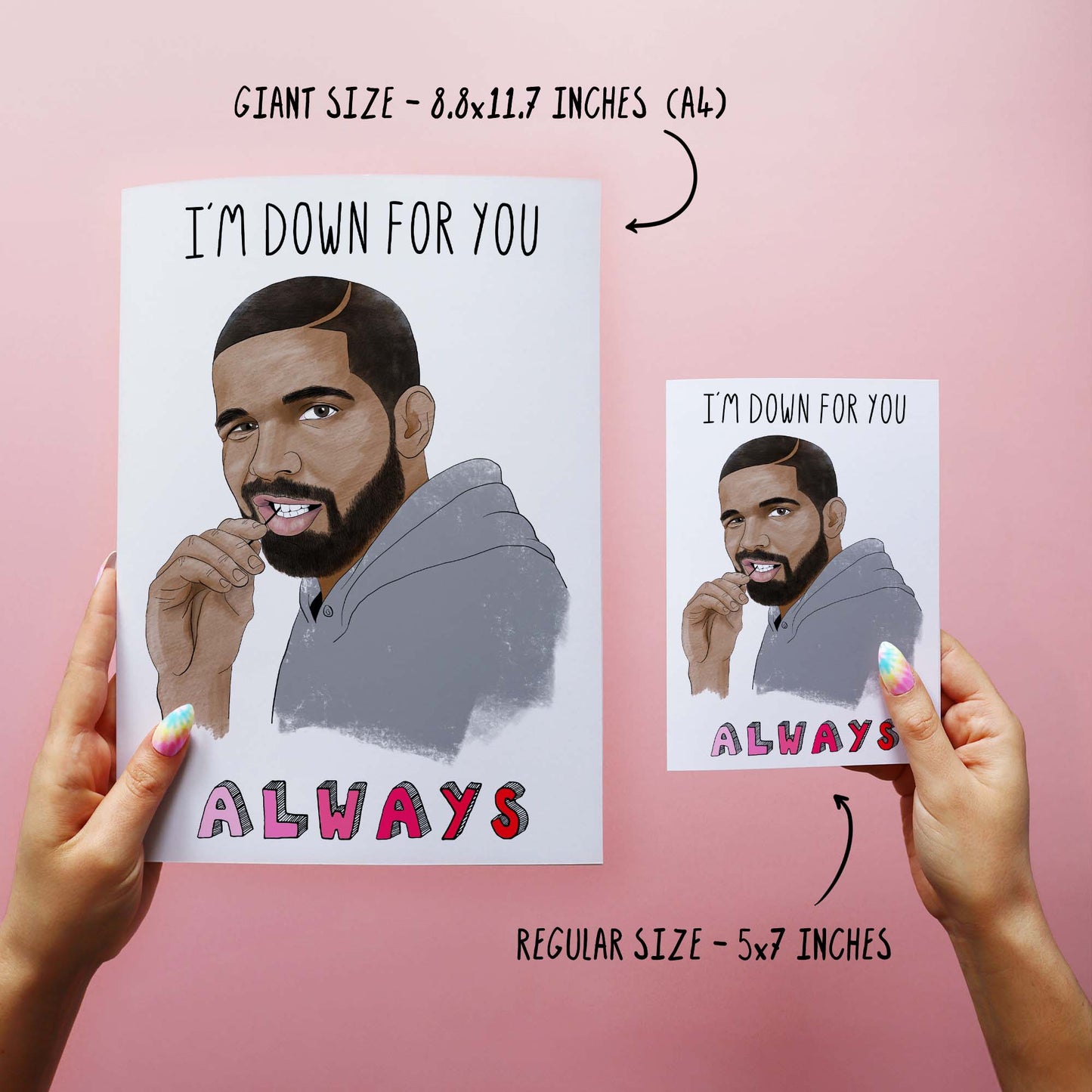 Down For You - Funny Valentine's Day Card