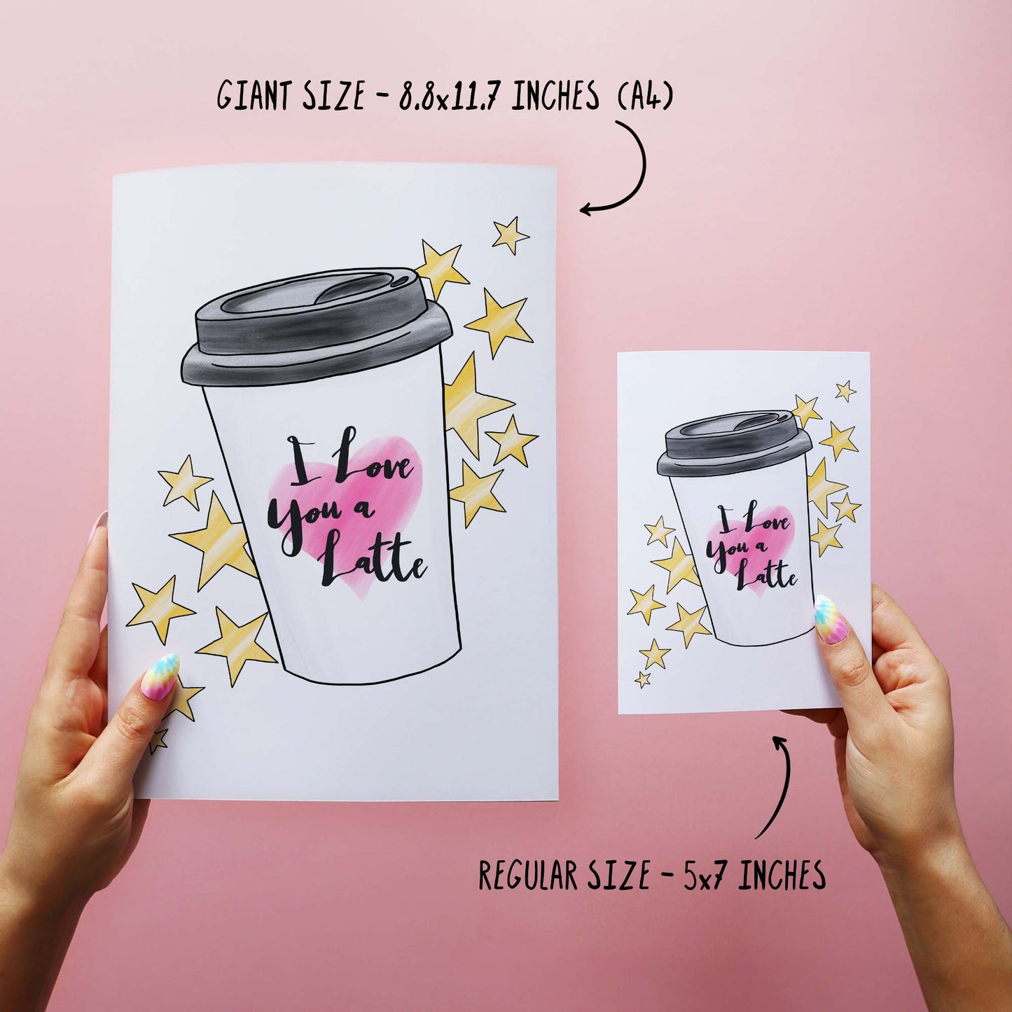 I Love You A Latte - Funny Valentine's Day Card