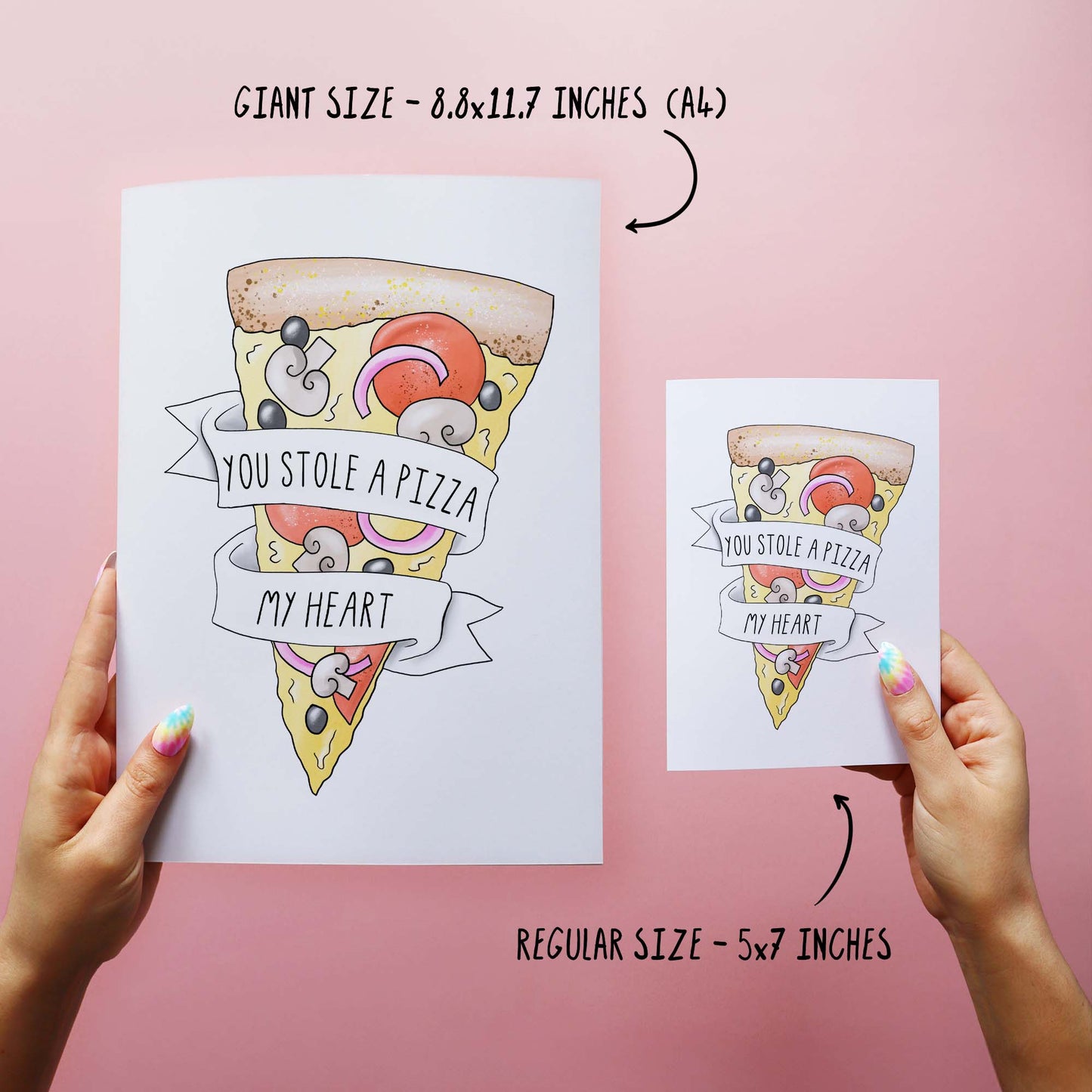 Pizza My Heart - Funny Valentines Day Card