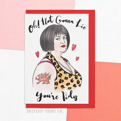 Nessa Gavin & Stacey Funny Rude Silly Valentine’s Day Cards boyfriend girlfriend unique gift unusual hilarious illustrated sketchy print co